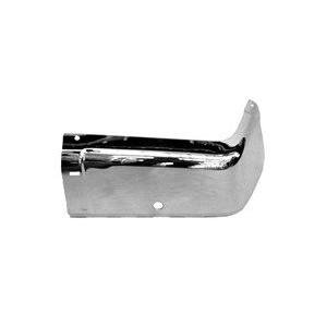 Rear Left Bumper Chrome End with Sensor Holes