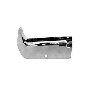 Rear Left Bumper End Chrome without Sensor Holes
