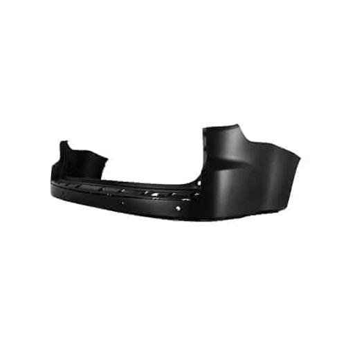 Rear Upper Bumper Cover with Park Assist Sensor Holes Primed PTM -CAPA Certified