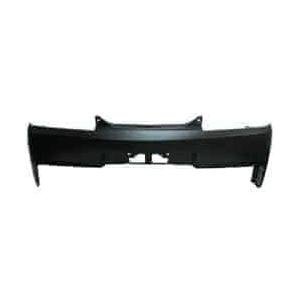 Rear Upper Bumper Cover without Park Assist Sensor Holes Primed PTM -CAPA Certified
