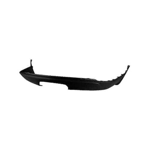 Rear Lower Bumper Cover with Single Exhaust without Insert Gray -CAPA Certified