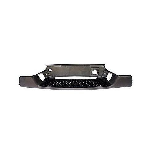 Rear Step Bumper Pad Center with Tow Package Black