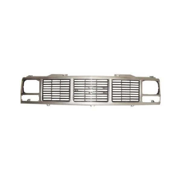 Front Grille Silver with Single Headlights