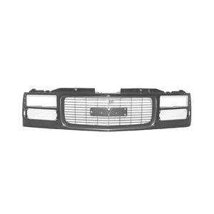 Front Grille Black with Composite Headlights