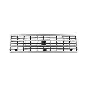 Front Grille Silver with Single Headlights