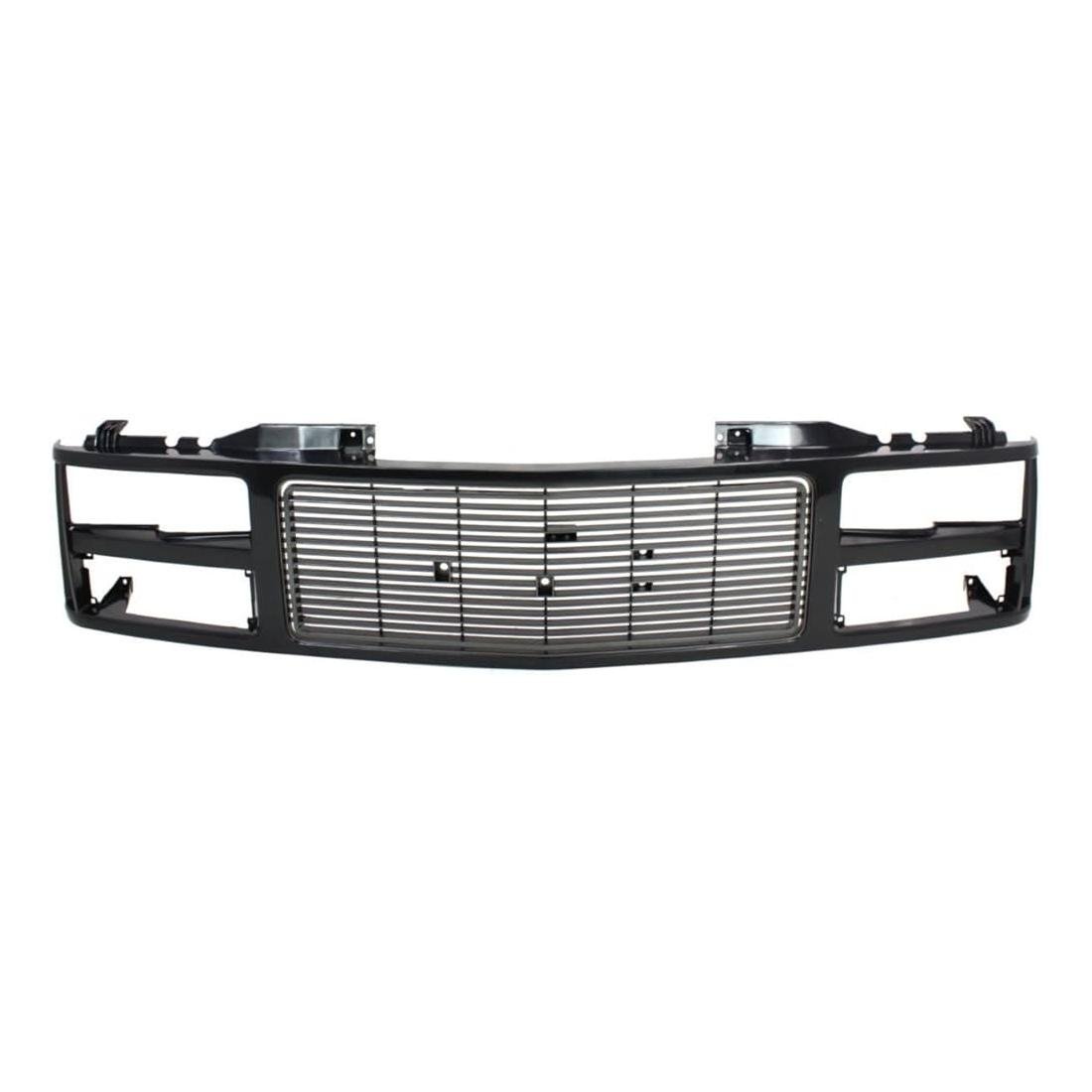 Front Grille Black and Gray for Sport Models with Composite or Dual Headlights