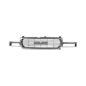 Front Grille Chrome Except HD and Denali Models