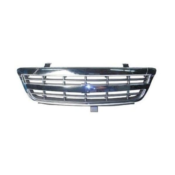 Front Grille Chrome and Black