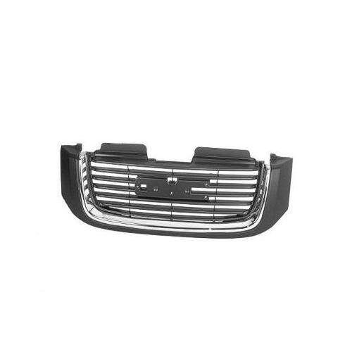 Front Grille Black and Chrome without Headlight Washers