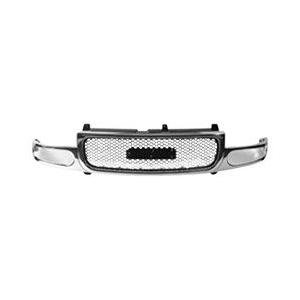 Front Grille Chrome and Silver for Denali Models