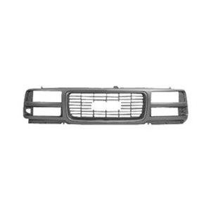 Front Grille Chrome and Gray fits Base/SL/SLE Models with Composite Headlights
