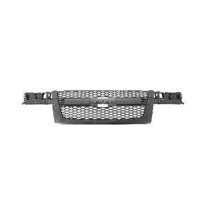 Front Grille Gray with Textured Frame 2 Piece Design Requires Center Molding