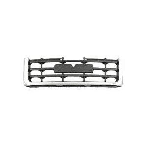 Front Grille Chrome Frame with Black Bars