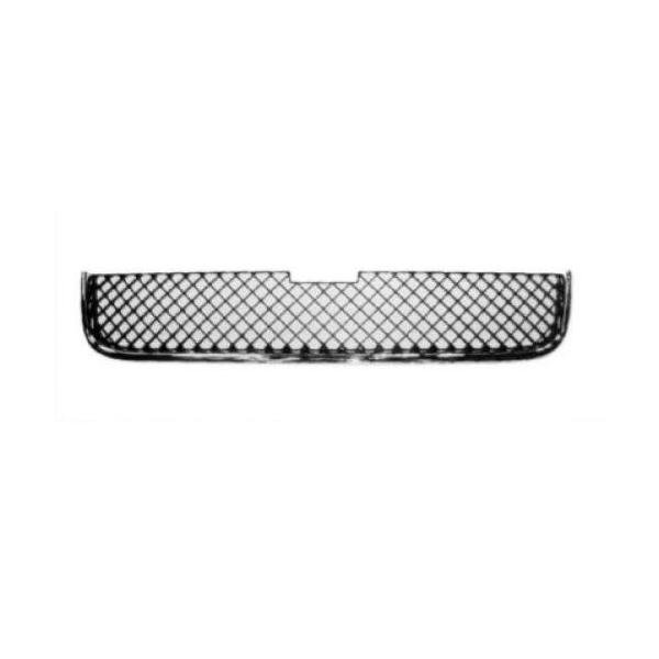 Front Grille Lower Matte-Dark Gray with Chrome Frame