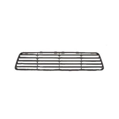 Front Lower Bumper Cover Grille Center without Red Line Matte-Black