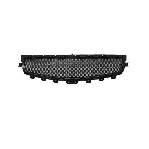 Front Center Grille Matte-Black