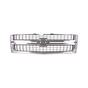 Front Grille Black with Chrome Frame for 2500/3500 Models
