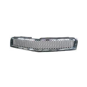 Front Grille Black with Chrome Molding