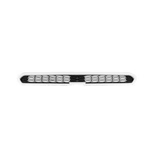 Front Grille Upper without Fog Lights Chrome and Black