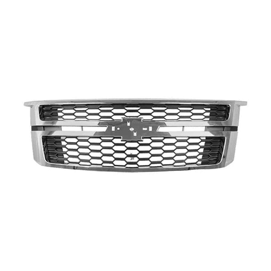 Front Grille Black and Chrome Except LTZ Models Except Off Road Package