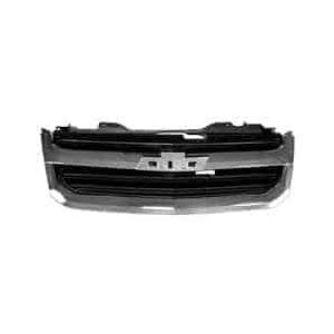 Front Grille Chrome and Black