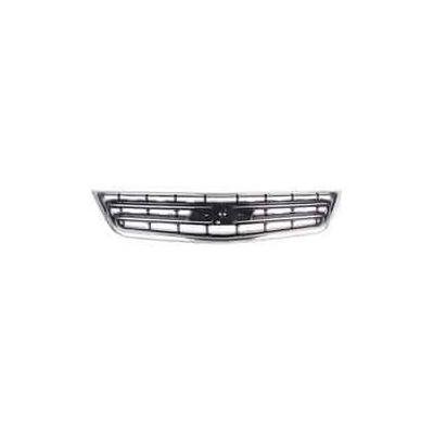 Front Grille Black with Chrome Molding without Adaptive Cruise for LTZ and Premier Models