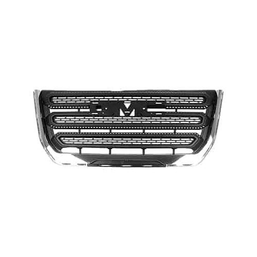 Front Grille with Chrome Frame and Black Center fits SL/SLE Models