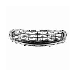 Front Lower Grille Matte Finish with Chrome Frame and Molding Included