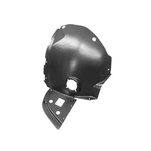Front Right Fender Inner Liner Plastic Sedan Extension to Bumper Facia