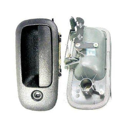 Front Left Door Handle Outer Black Texured with Key Hole