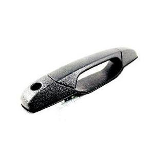 Front Left Door Handle Outer with Key Hole Black Textured Plastic