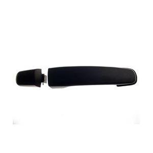 Front or Rear Left or Right Door Handle Outer Textured Black without Key Hole Includes Cap