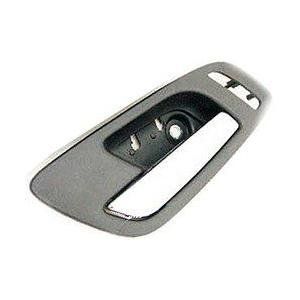 Front Left Door Handle Inside Black and Chrome