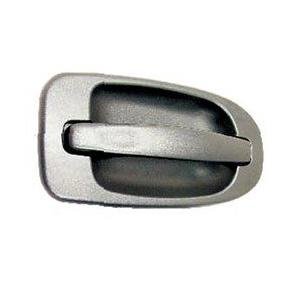 Rear Left Outer Door Handle Black Textured