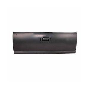 Rear Tailgate Assembly Fleetside Steel Bed includes Hinges Handle Bezel Latches and Cables fits 2007 Classic Body Style