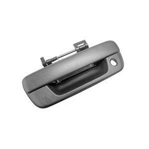 Rear Outer Tailgate Handle Black with Lock