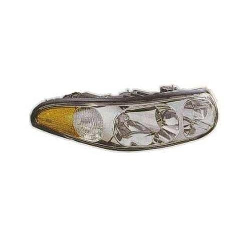 Front Left HeadLamp Assembly Composite Custom Models with Marker Light with Fluted High Beam Surface