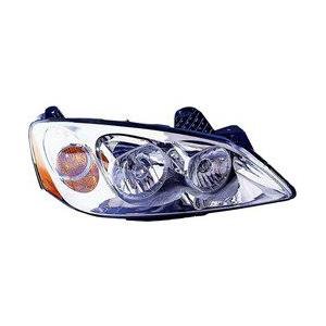 Front Right HeadLamp Assembly Composite with Amber Lens