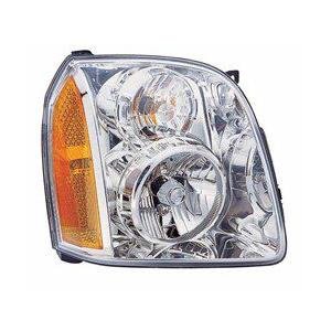 Front Right HeadLamp Assembly Composite Except Denali Models Chrome
