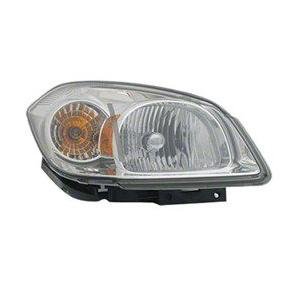 Front Right HeadLamp Assembly Composite without Bracket Amber Bulb with Clear Side Cover