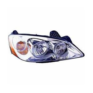 Front Right HeadLamp Assembly Composite with Clear Round Lens for GT CTF Package