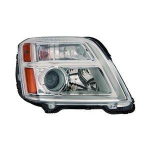 Front Right Headlamp Assembly Composite with Chrome Bezel without Denali Package