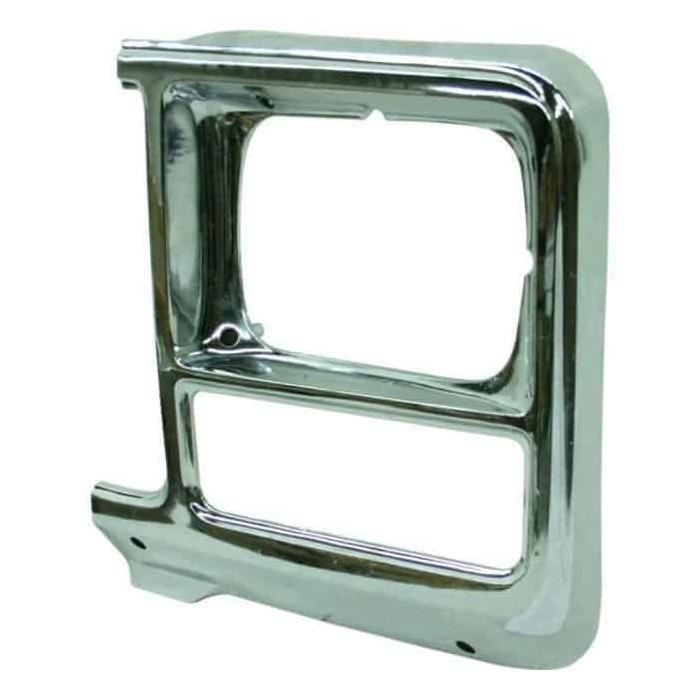 Front Left Headlight Door Chrome for Square Headlight