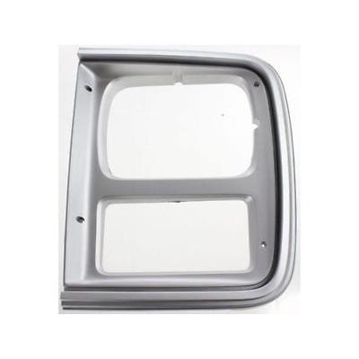 Front Left Headlamp Door with Single Headlight Silver