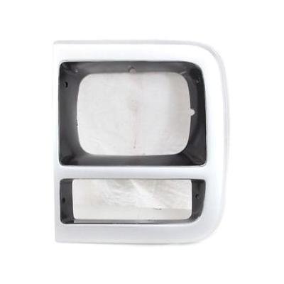 Front Left Headlamp Door with Single Headlight Silver