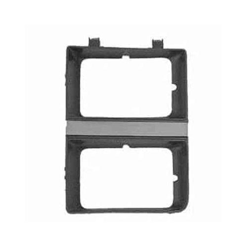 Front Right Headlight Door Silver for Dual Headlights