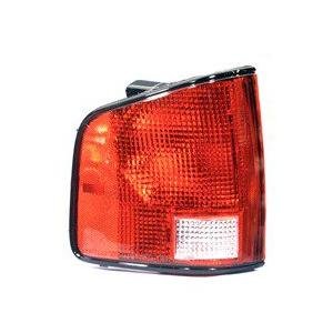 Rear Left Tail Lamp Lens and Housing with Black Painted Edge