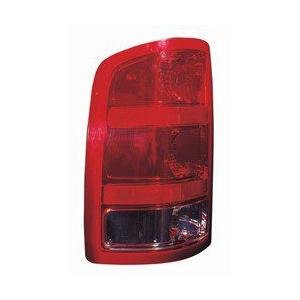 Rear Left Tail Lamp Assembly Except Dark Red Trim with Large Back Up Bulb 3047