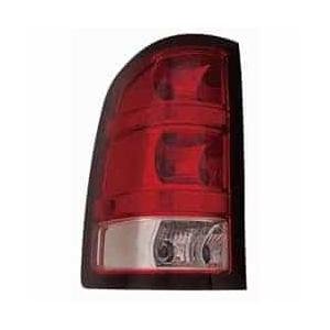 Rear Left Tail Lamp Assembly for Base Model Dark Red Trim with Small 921 Back Up Bulb