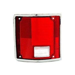 Rear Right Tail Lamp Lens with Chrome Trim Fleetside